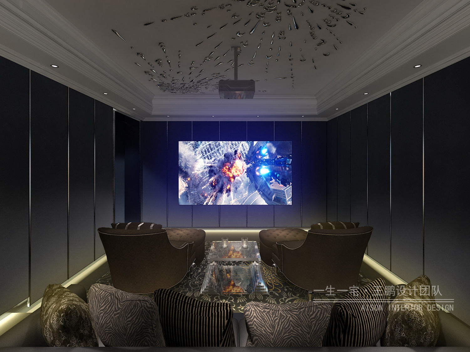 雅白简约法式2层别墅-12