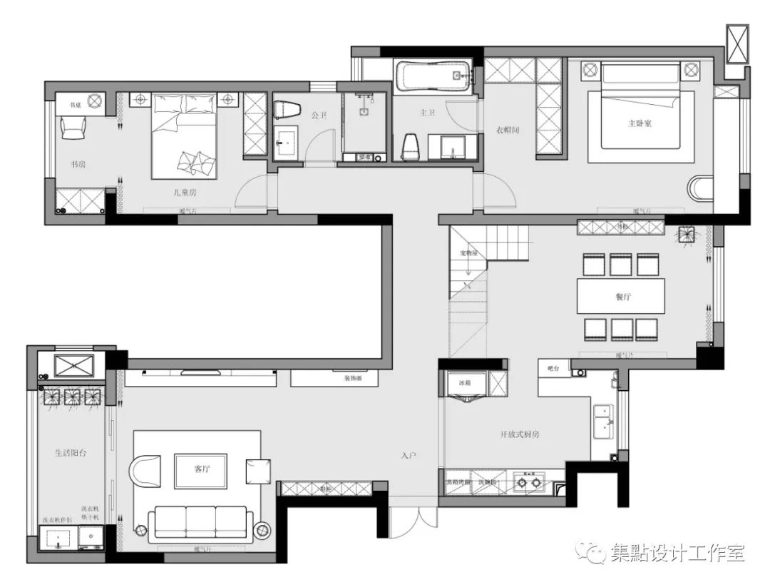 约克郡阅林景悦 · 现代北欧风新婚宅丨中国重庆丨集点设计工作室-16