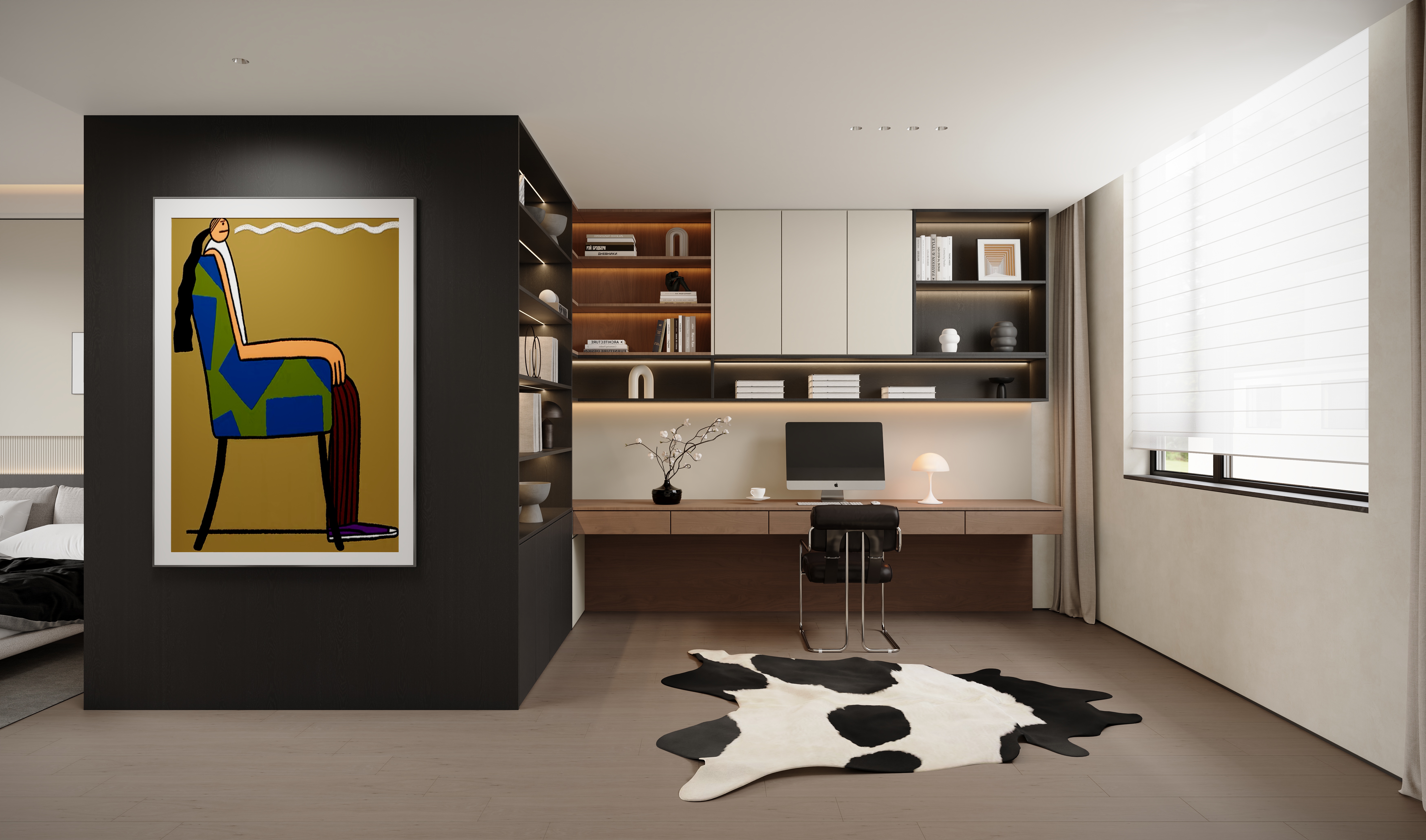 新作 现代极简挑空别墅-20