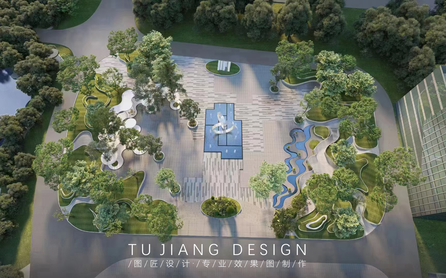 分享一组室外效果图案例-3