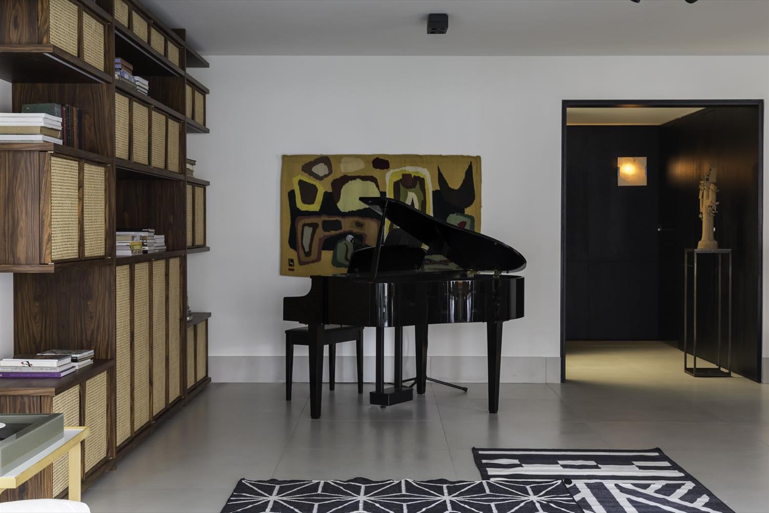 巴西 SP 市 LAF 公寓,木质与玻璃的现代混搭-3