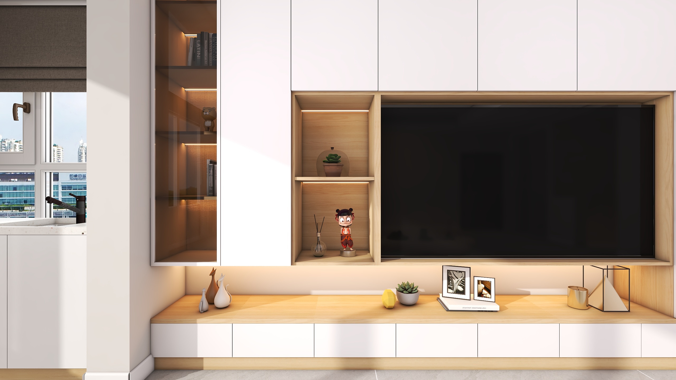 四川成都听湖九园（142平现代简约四居室）-9