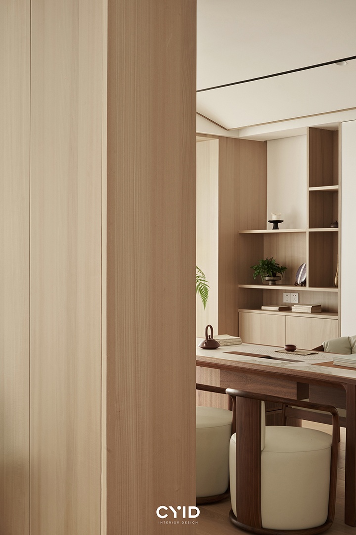 木色悦己,静若安澜,满载书香气丨中国杭州丨辰佑设计-6