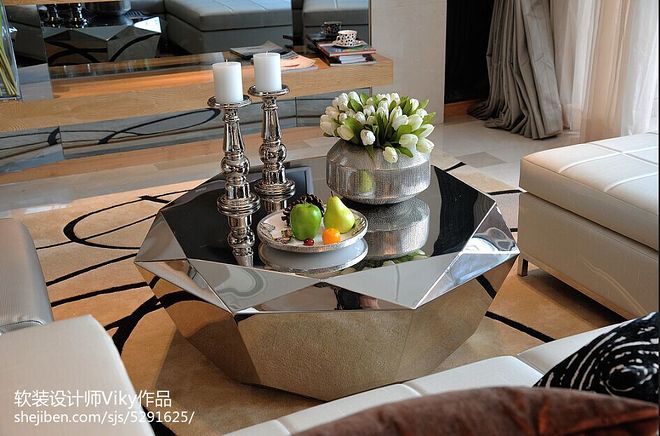 74万元样板间148平米装修案例-16