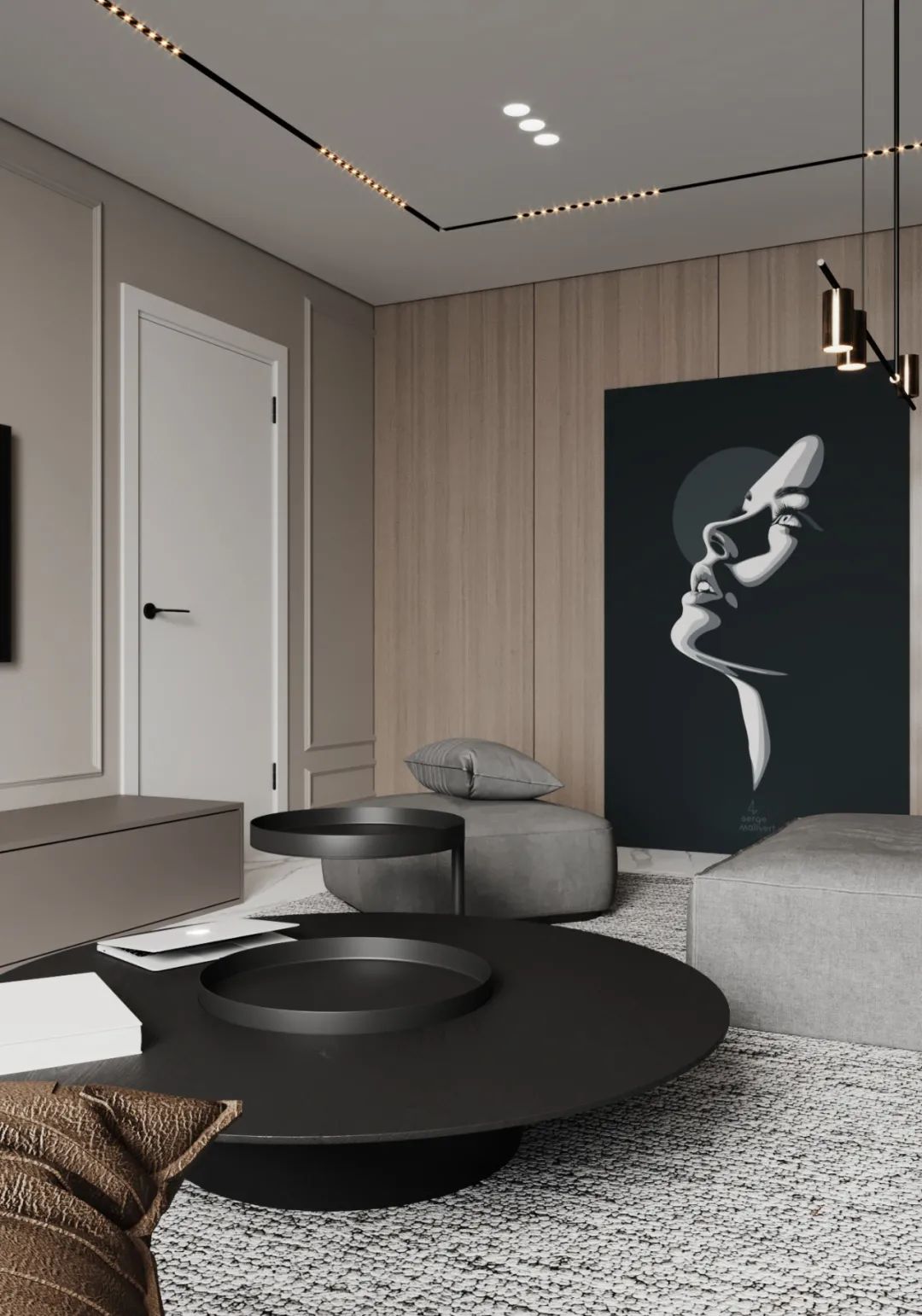 高级灰魅力 · Radu Moisei 打造的大气有格调家居环境-9