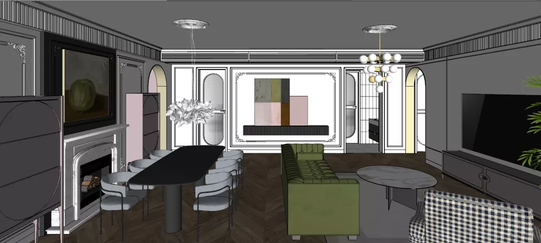 成都治愈系简法式家居设计丨中国成都丨观白设计-61