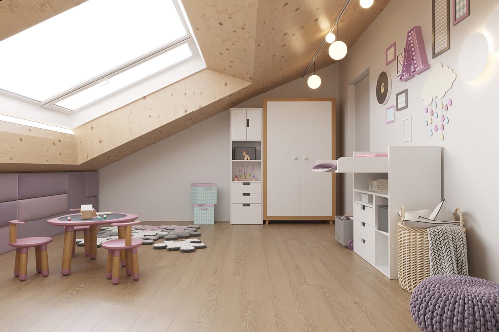 瑞士 160 平米现代家庭住宅 | 儿童房设计与空间利用-20