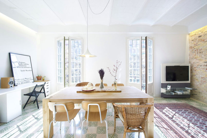 75平米彩色设计公寓丨西班牙巴塞罗那-10