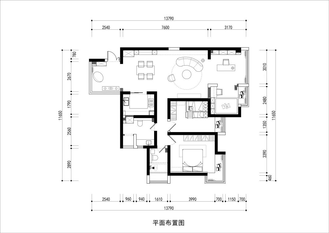 帕丽湾120㎡现代书香之家丨刘欣-11