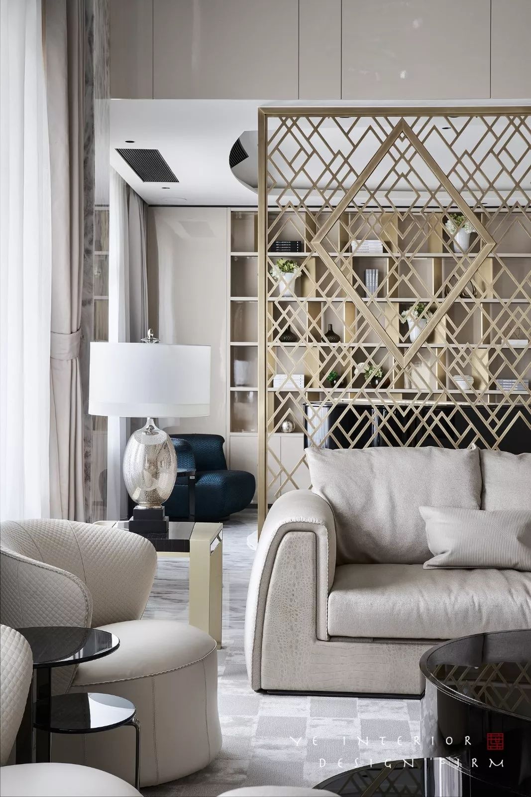 玉环滨江壹号别墅,演绎意式轻奢与现代极简的优雅空间-14