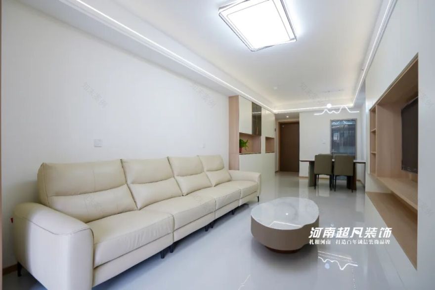 完工首发丨二七区名门橙邦·悦橙苑,124平现代风格,色彩纯粹简约大气-75