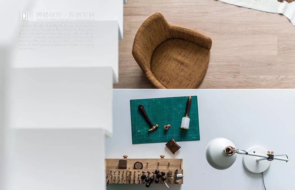 个性混搭风，60㎡独居 LOFT 打造观影办公居住一体化空间-51