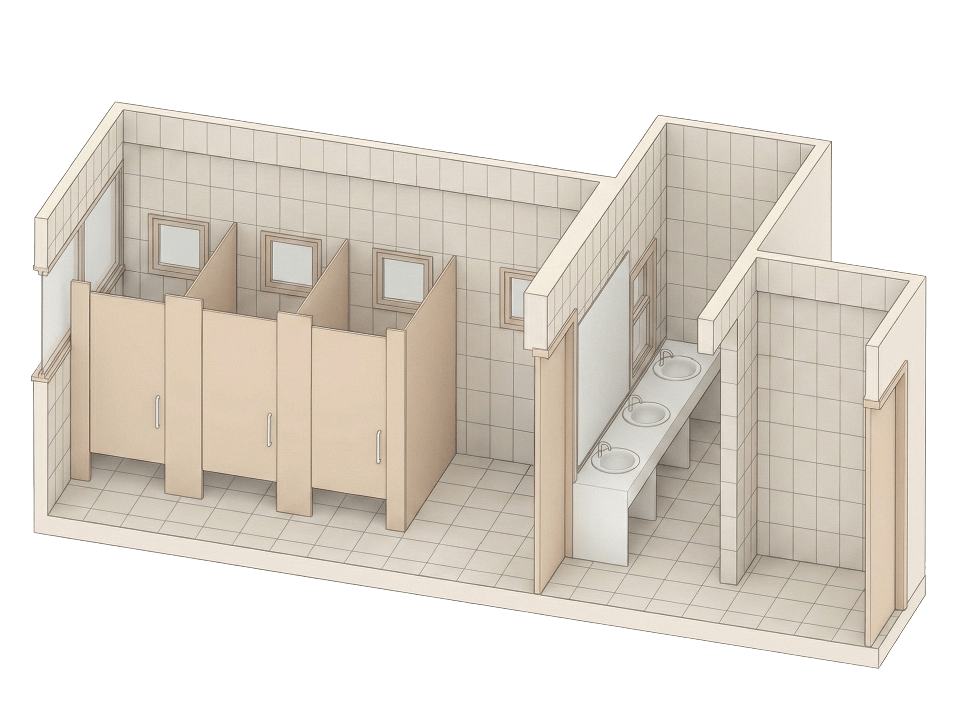 HARMONIA 100床综合医院技术与施工图及工程量清单项目丨塞得港大学工程,建筑与城市规划系-49