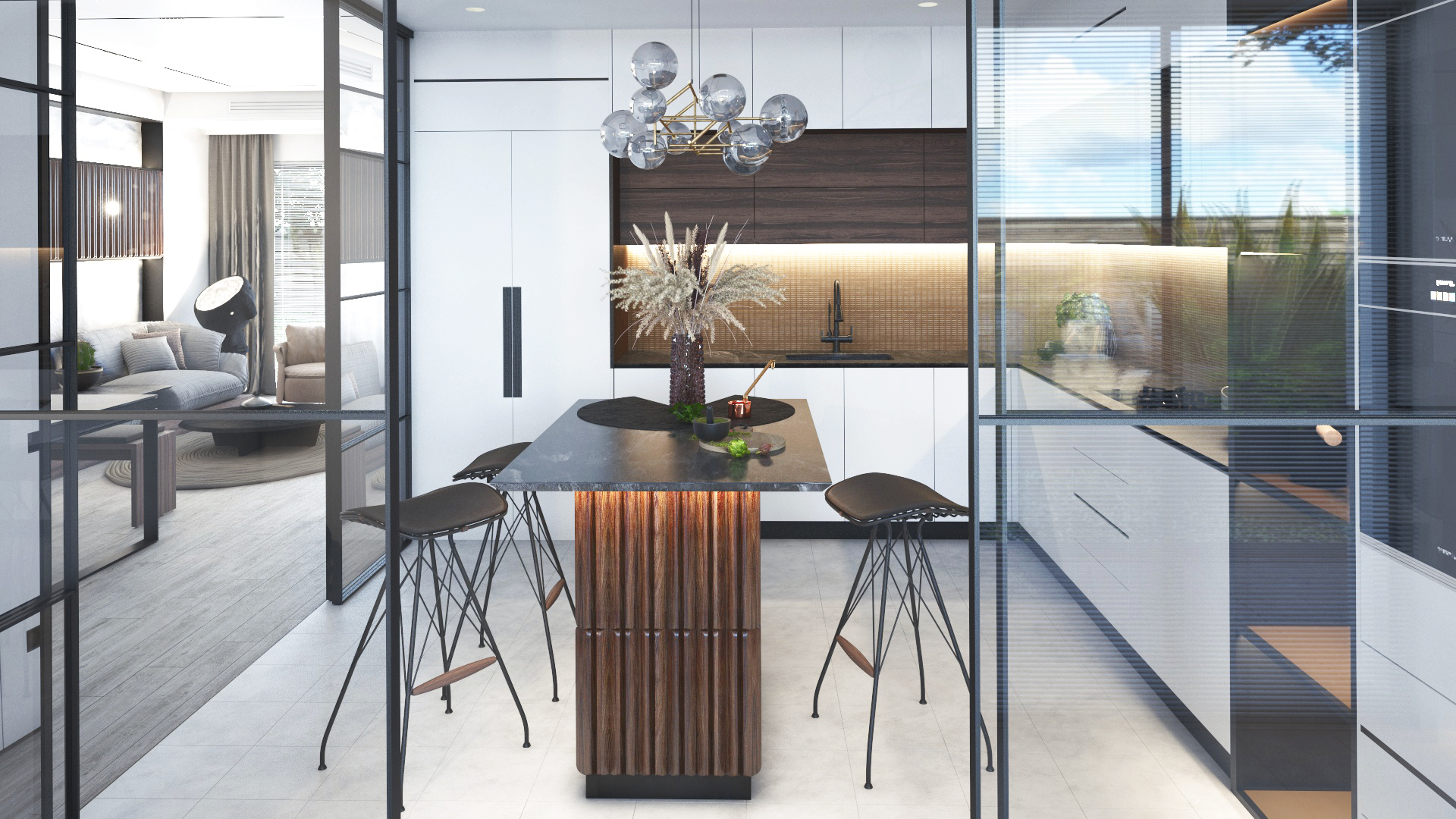 海边住宅的 Pontelli 面板设计丨Juanny Barcelò Borges 和 YourFoRest-9