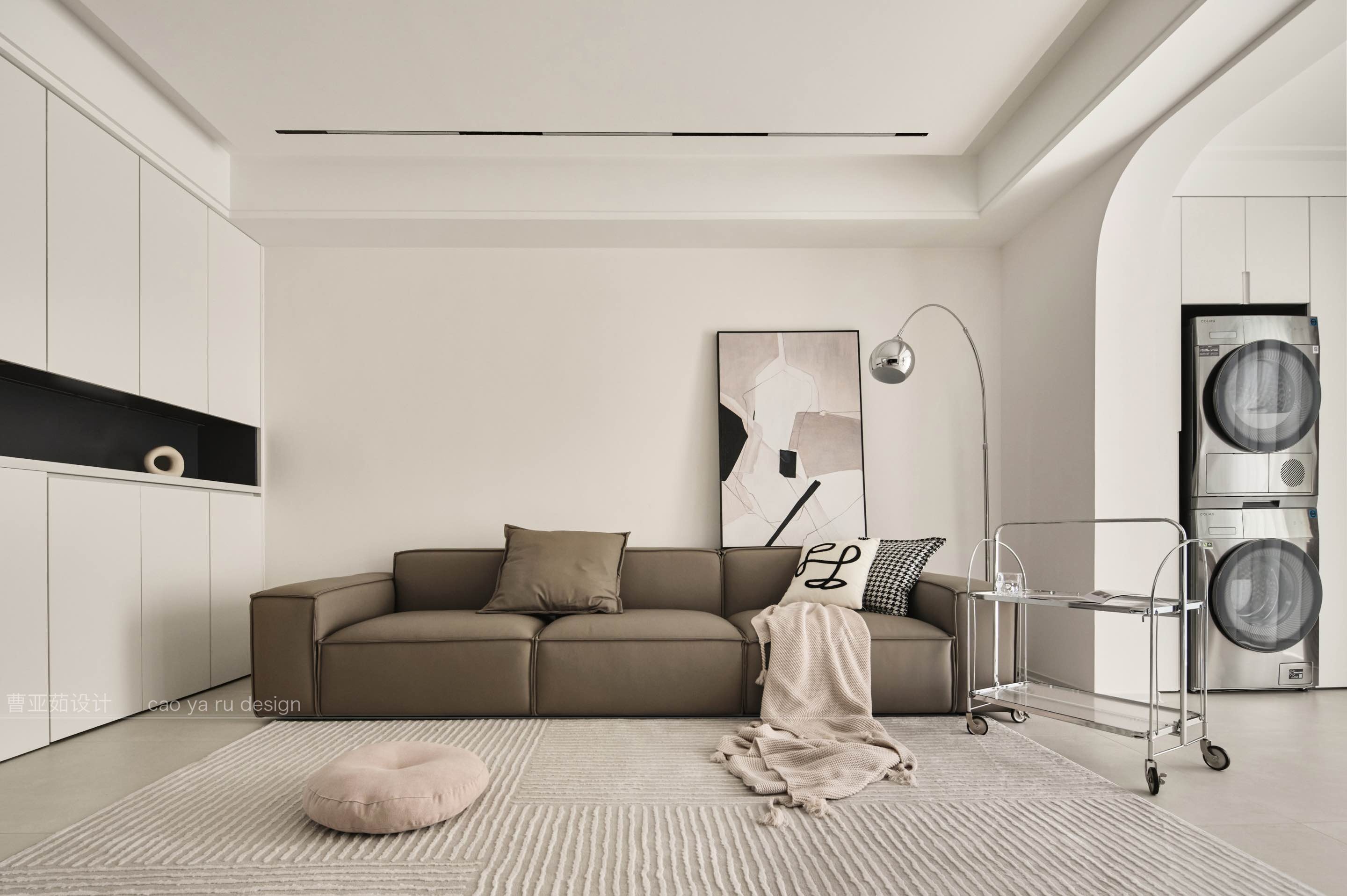 屿山行·极简黑白灰空间设计丨中国南京丨屿山行建筑空间设计-9