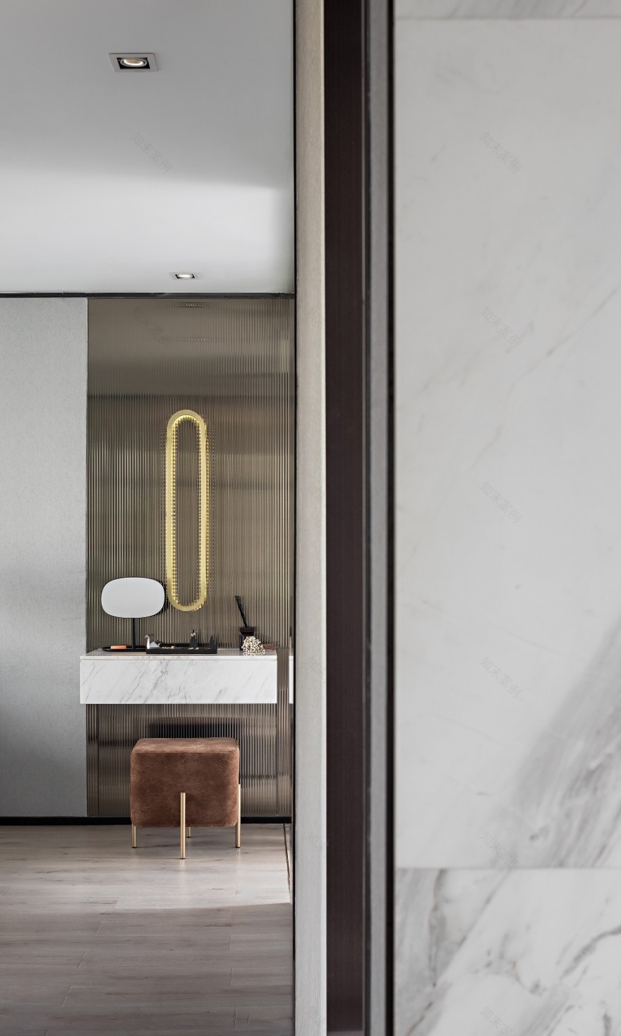 121㎡与97㎡低奢风样板间,摩登大方又不失浪漫! INNEST意巢设计-41