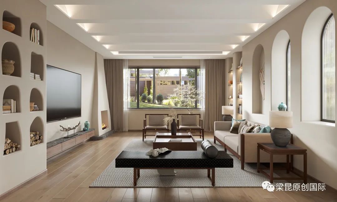 枝江私房侘寂风室内设计丨梁昆,王妞-15