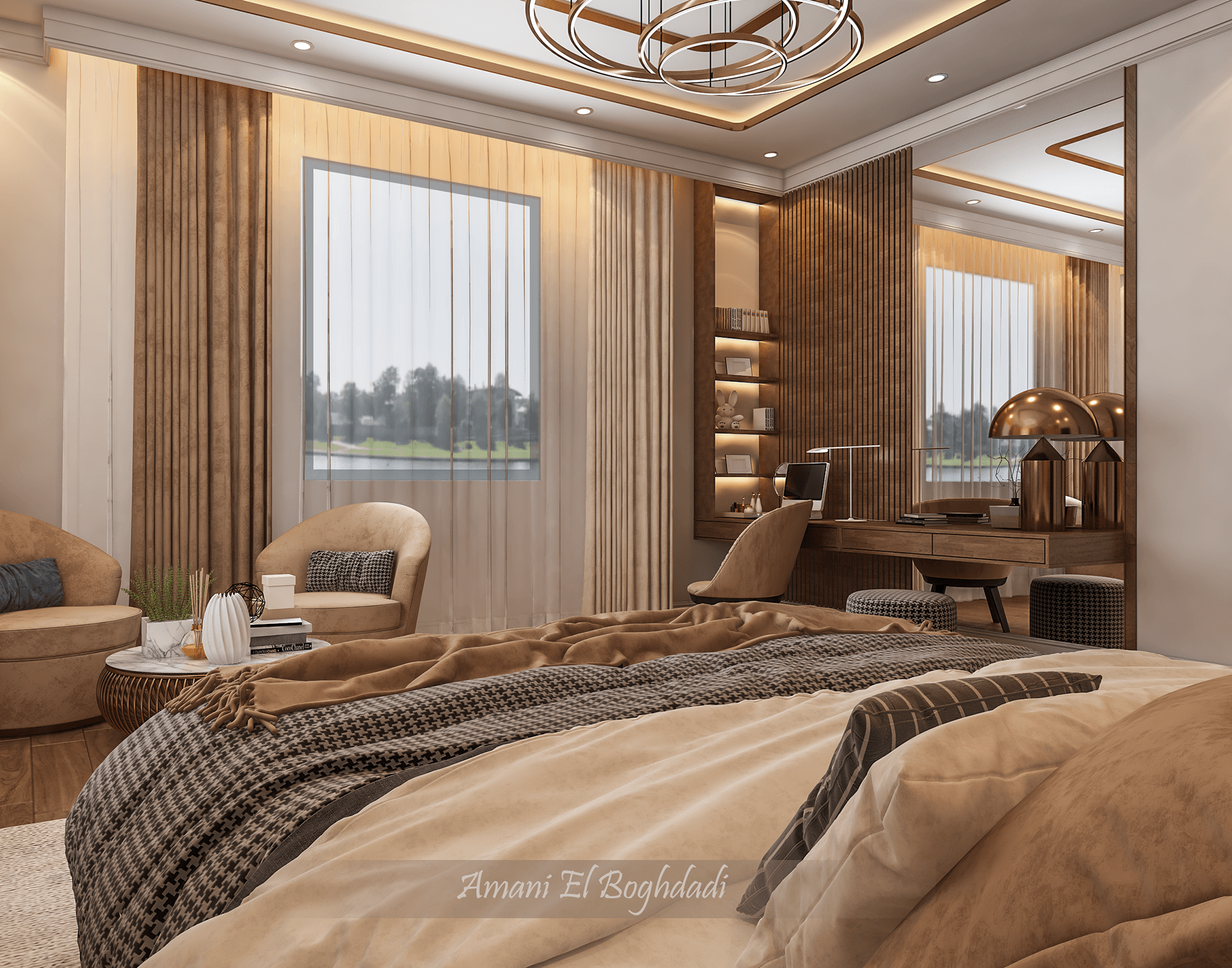 Beige Girl Bedroom-2