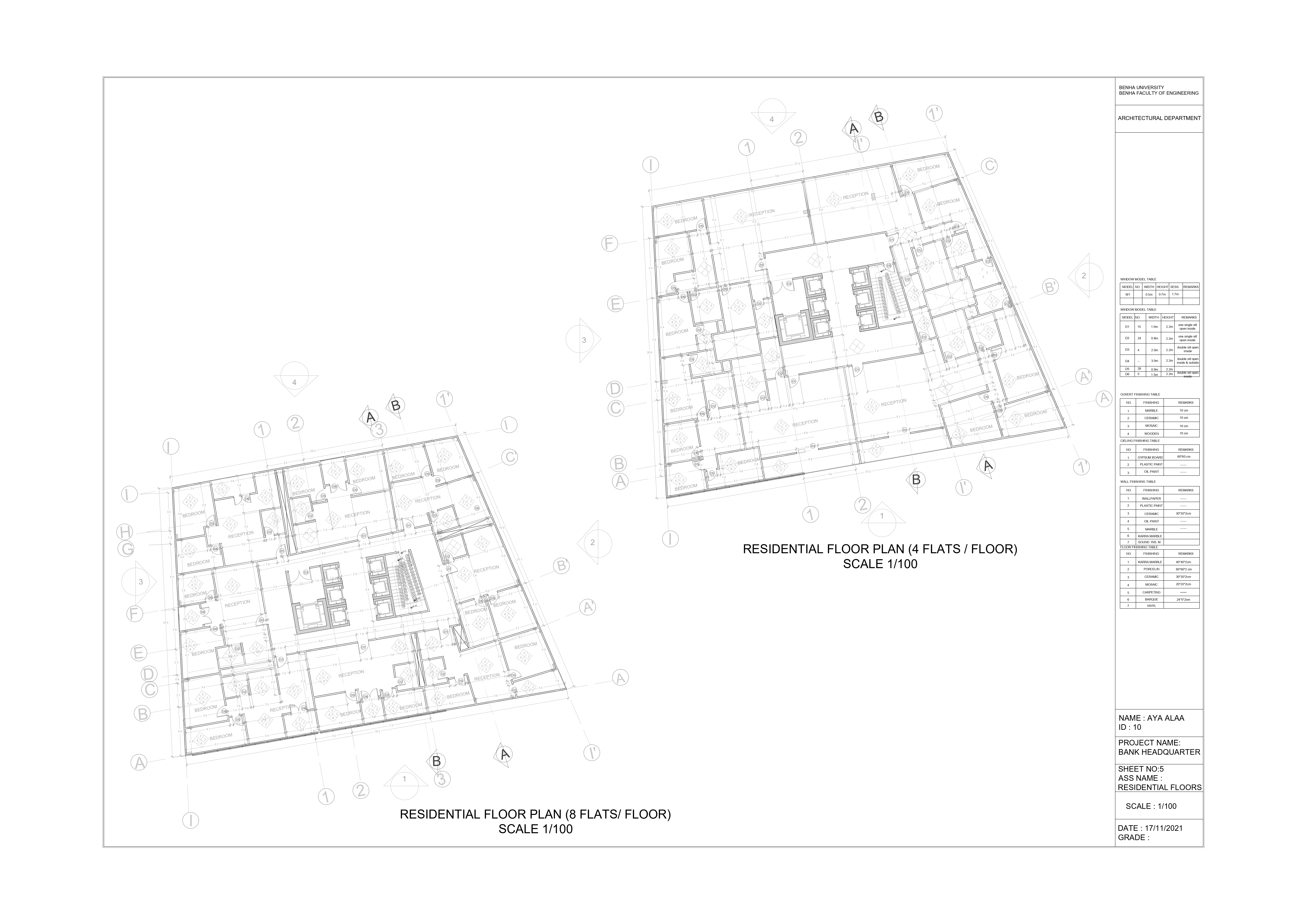 Bank Headquarter - working drawing-10