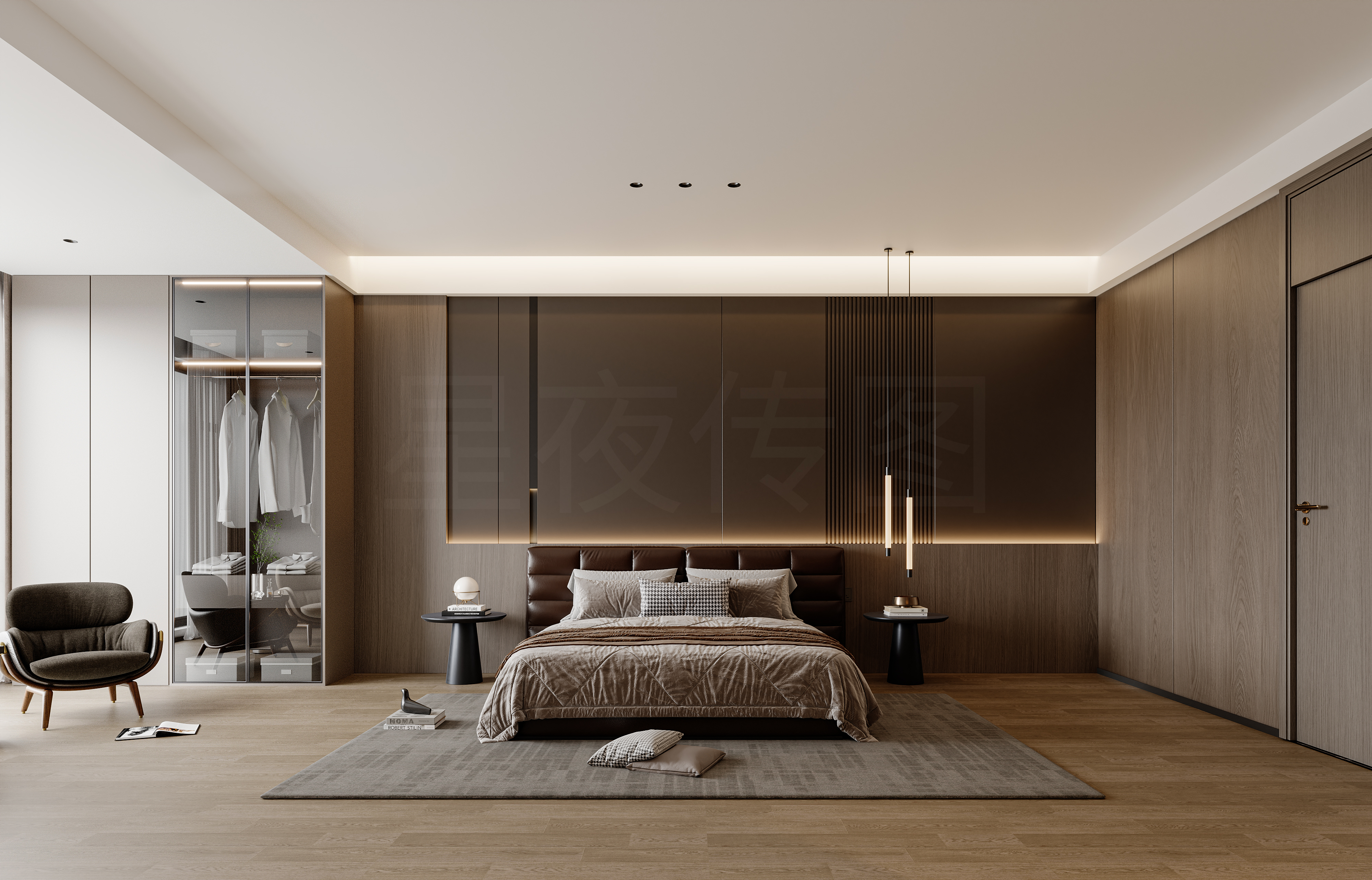 一个充满色彩的 意式家装效果图-10