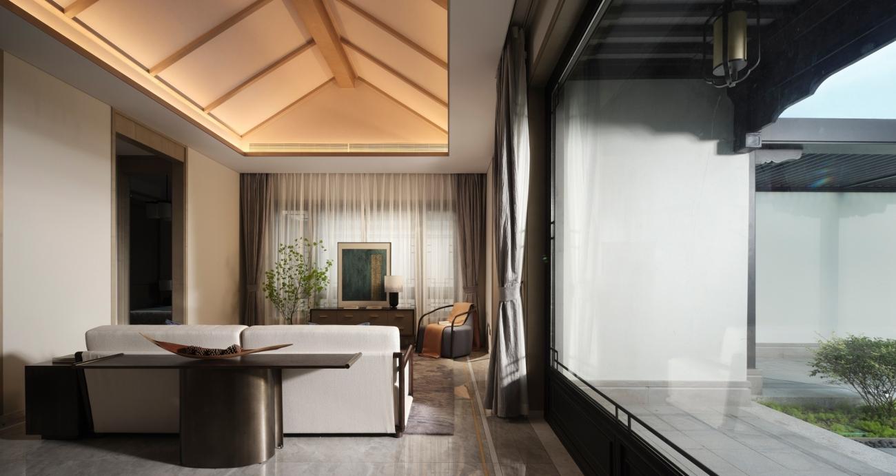 乌镇雅达乌镇临溪苑合院下叠样板间丨中国丨广州大朴艺术设计有限公司-10