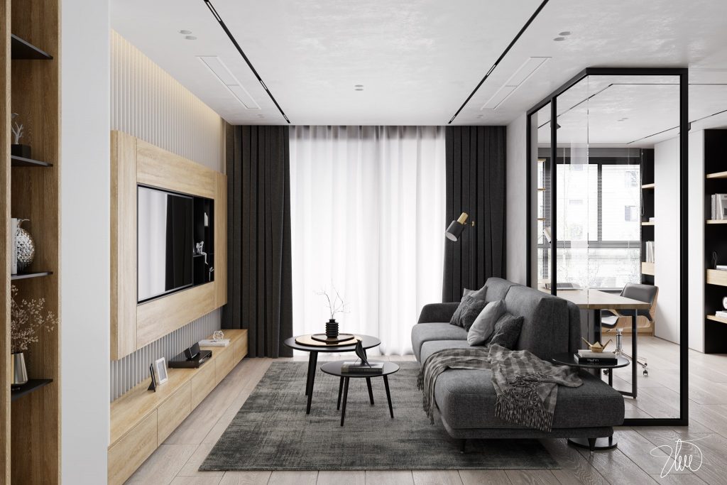 4564 Interior Apartment Scene Sketchup Model by Huy Ung-4