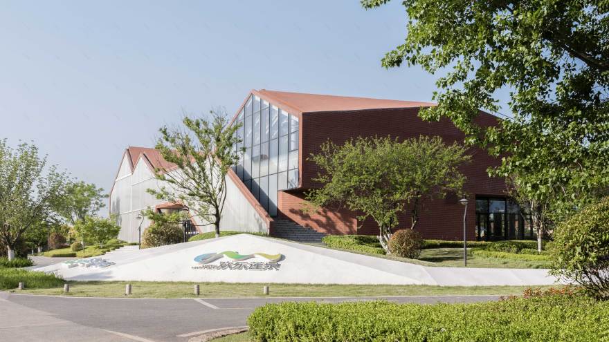 华侨城青岛即墨莲花山乡村振兴示范区项目展示中心丨中国青岛丨袈蓝建筑-23