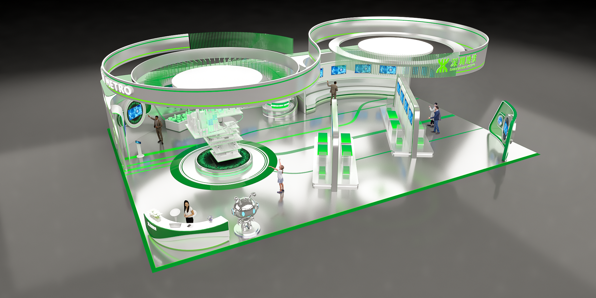 深铁为民 • 科技轨道交通 • 高交会深铁集团展台-2