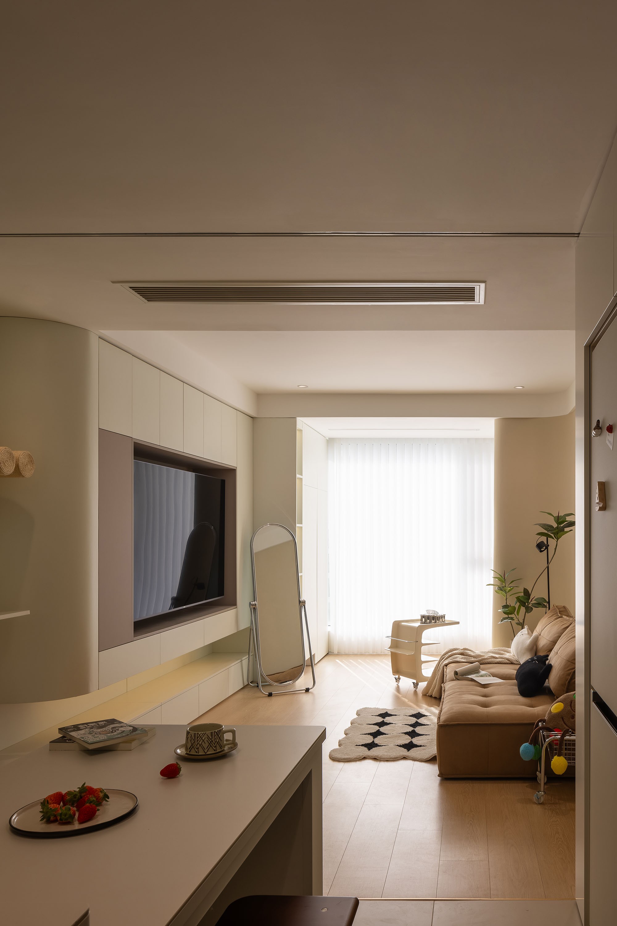 80㎡小户型超暖超温馨“喵星人”之家丨大斌空间-17