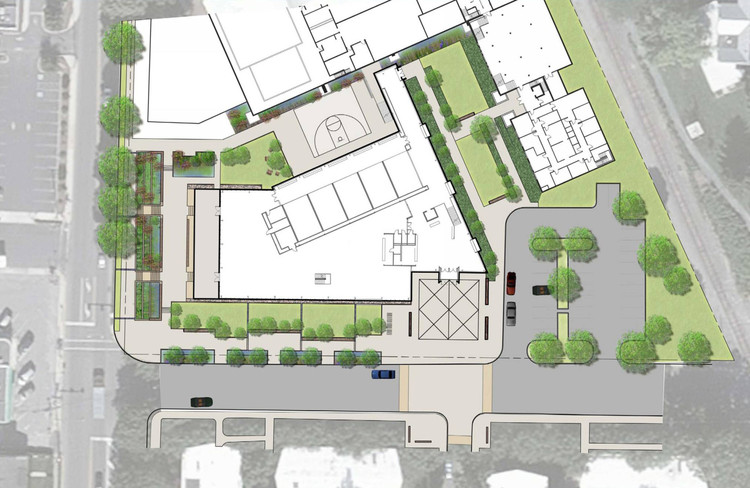 狄金森学院 Kline 中心 · 对立互补的建筑设计-16