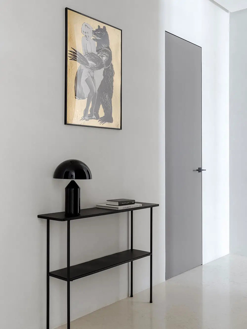 独特绿角厨房，打破平凡的现代设计公寓-6