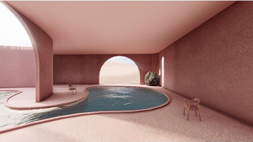 沙漠粉红住宅-4