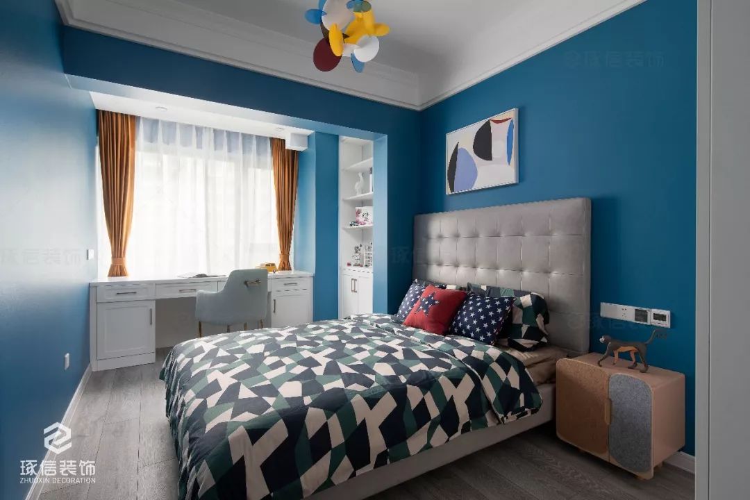 美式轻奢，打造精致优雅的三口之家-43