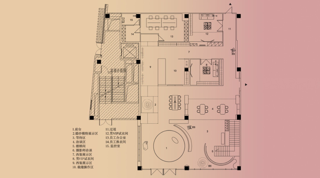 KATIES 卡帝斯婚纱艺术中心丨中国淮安丨辰夏空间规划-40
