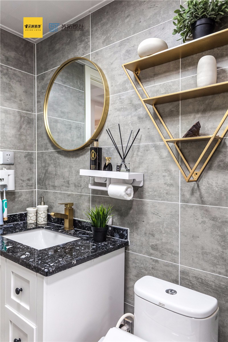 常州雅居乐星河湾135㎡现代轻奢住宅  常州元洲装饰 苏拓设计-16