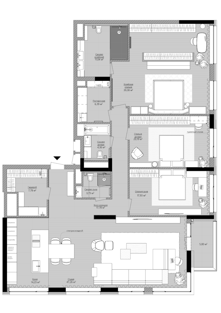 Tetris Hall小区的杏仁公寓丨乌克兰基辅丨V.Concept工作室-55