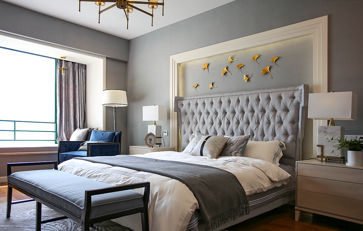 黛蓝绅士的 260㎡美式轻奢生活-37