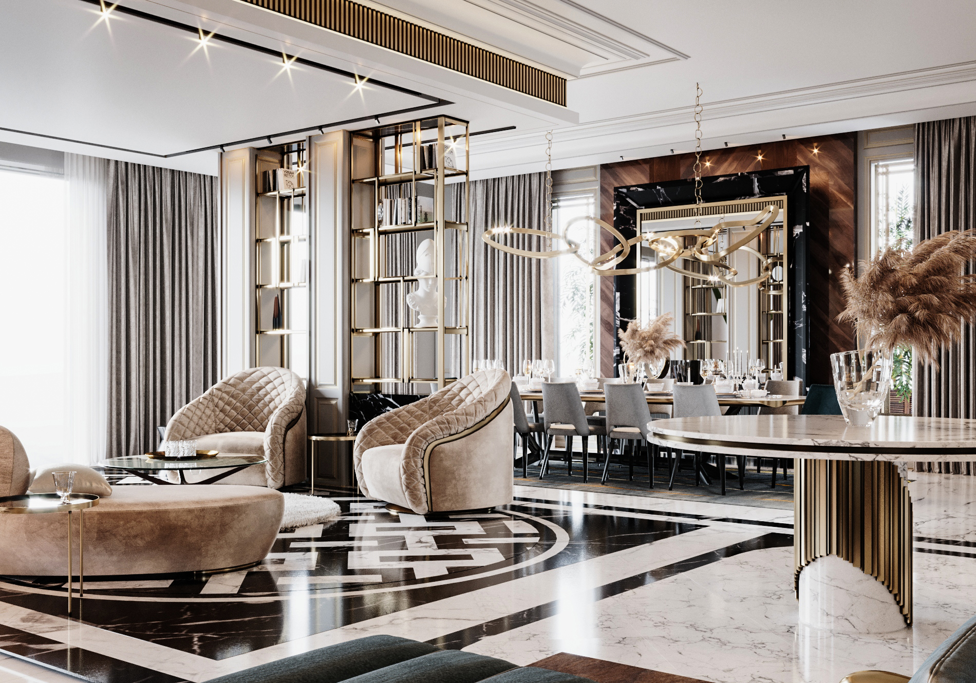 豪华住宅别墅丨埃及开罗丨Comet architects-10