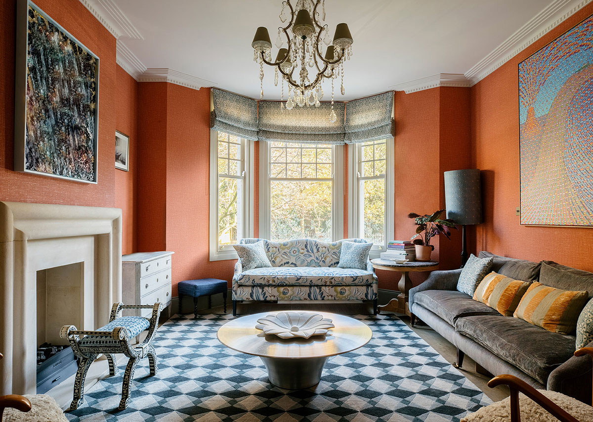 伦敦多彩家庭住宅 | 炫丽色彩的创新设计-1