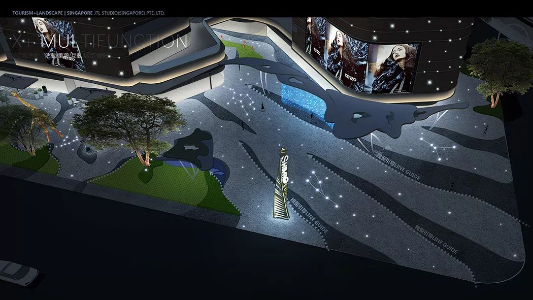 点亮城市夜空 | 五大商业综合体的光影美学-55