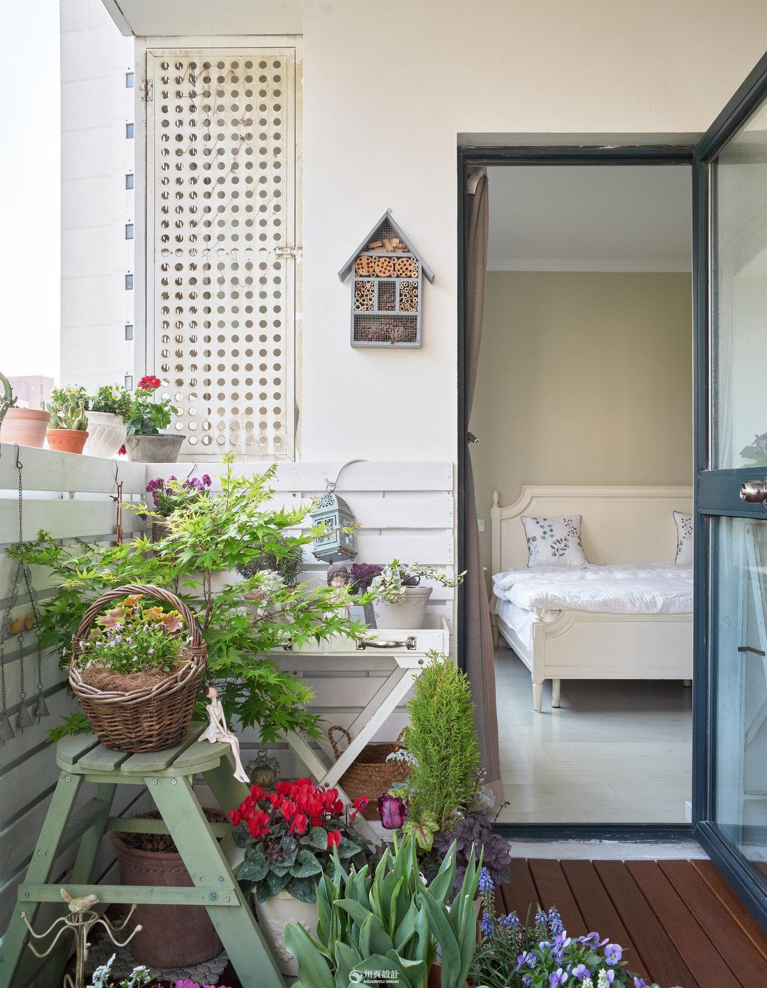 北欧中古风套间设计-19