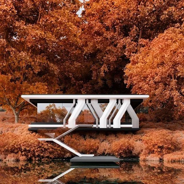 极简主义别墅，融入自然的艺术魅力-83