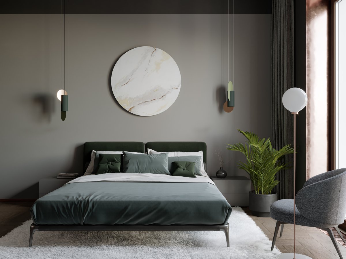 莫斯科暗色调公寓，简约静谧生活氛围-7