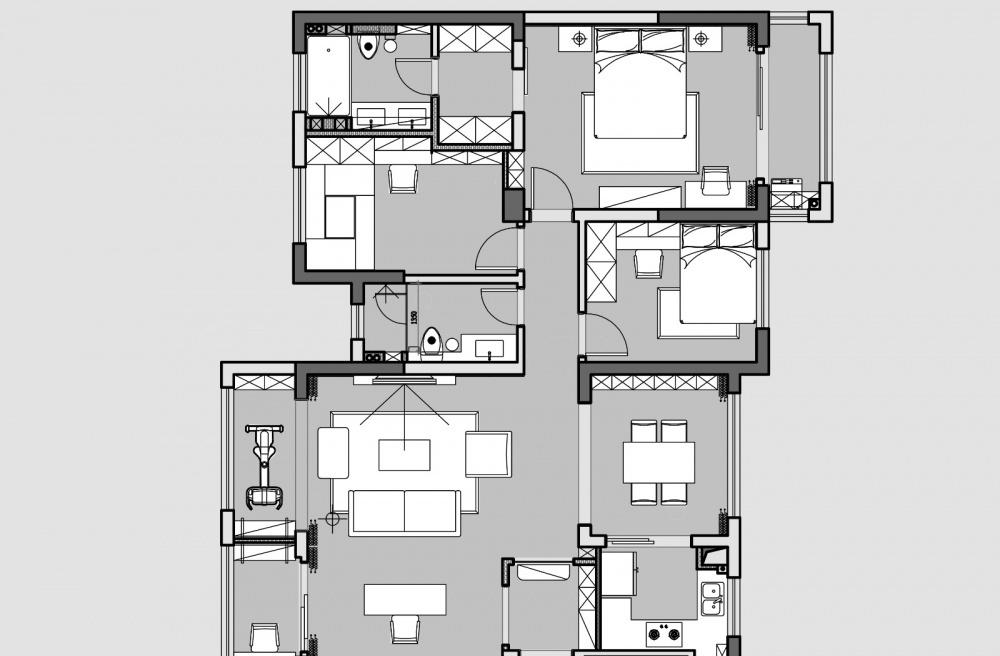 轻奢风家居设计,打造优雅舒适空间-119