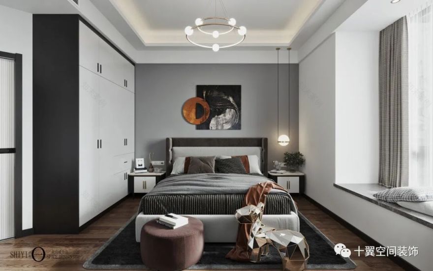 宜昌卓越精英阶层定制 | 现代简约艺术空间-52