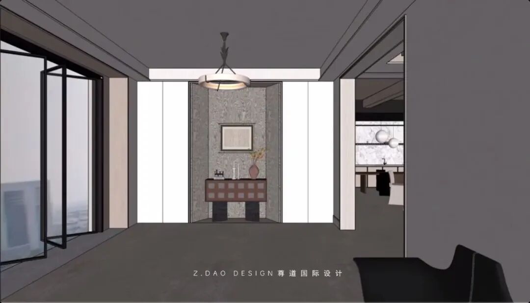 尊道新作|合肥『文一·塘溪津门』1000㎡折衷主义别墅，专治豪宅审美疲劳。-107