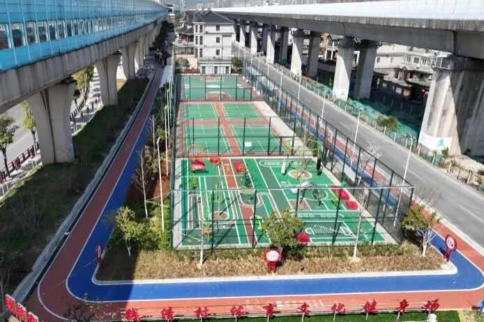 从竞赛图纸到童趣天地——省级创新设计二等奖“邻里八音盒”桥下空间已落地生根-3