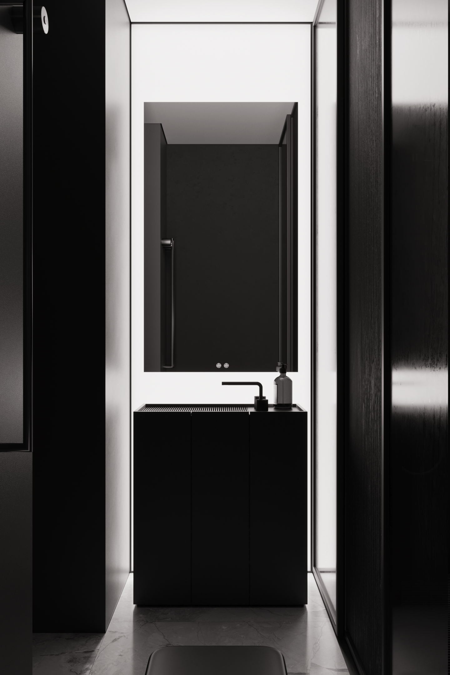 高级灰色系小空间公寓-24