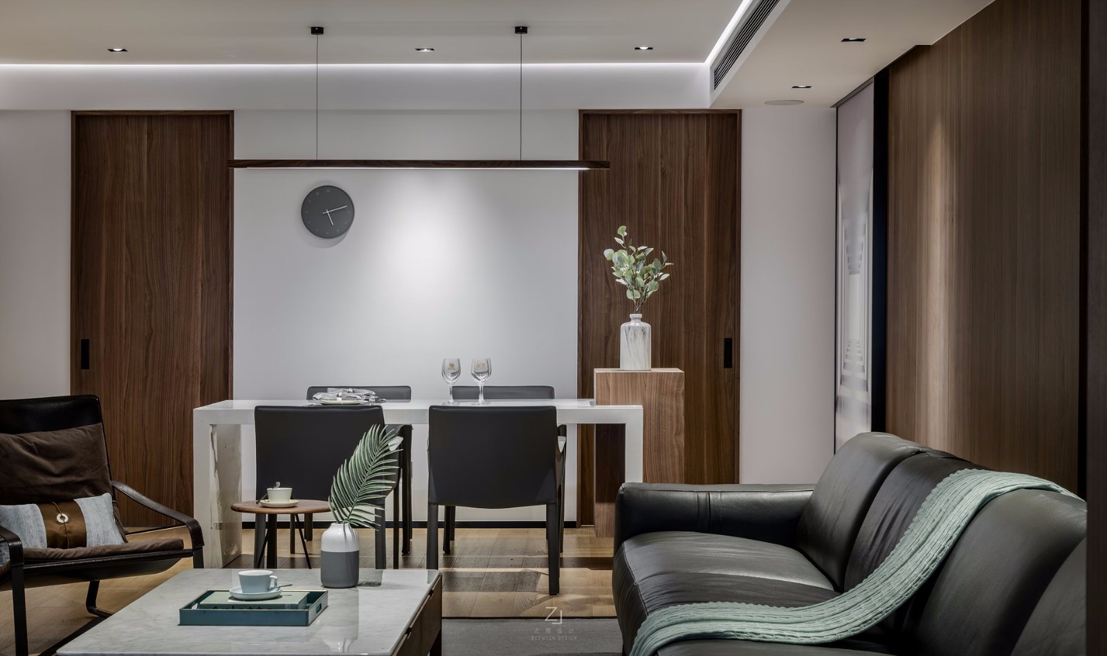 安然——150㎡大气简约住宅  之间设计-9