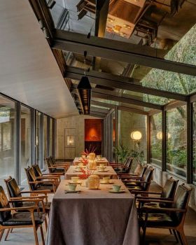 阳朔糖舍曲水餐厅丨中国桂林丨郭廖辉建筑工作室